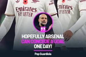  🎙️瓜帅：争冠？希望阿森纳有一天能丢一球吧，这可不容易